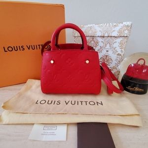 LOUIS VUITTON MONTAIGNE NANO RED